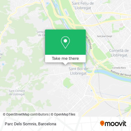 Parc Dels Somnis map