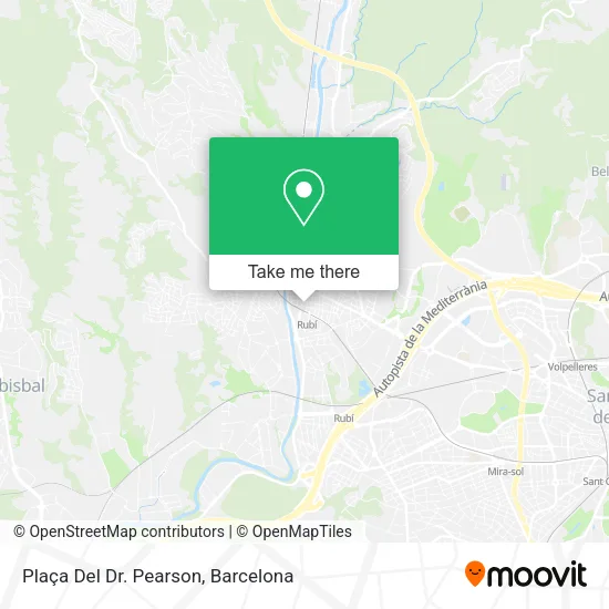 Plaça Del Dr. Pearson map