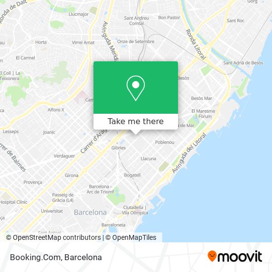 Booking.Com map