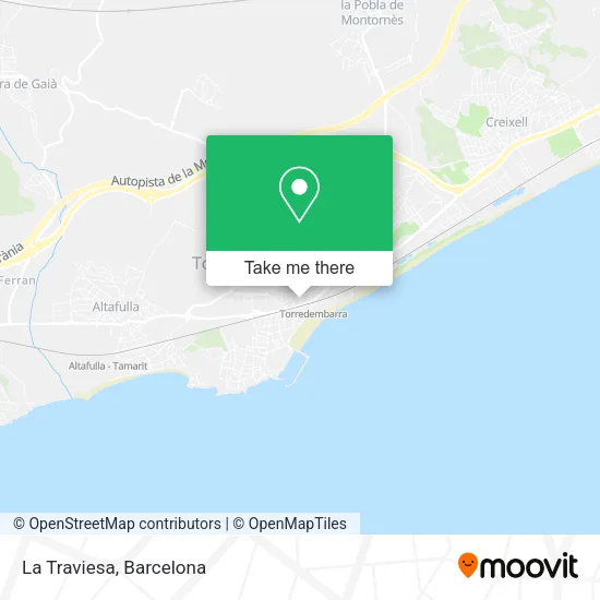 La Traviesa map