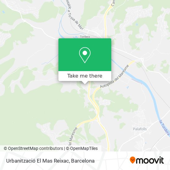Urbanització El Mas Reixac map