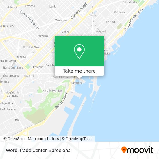 Word Trade Center map