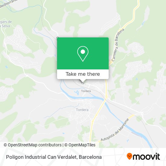 Polígon Industrial Can Verdalet map