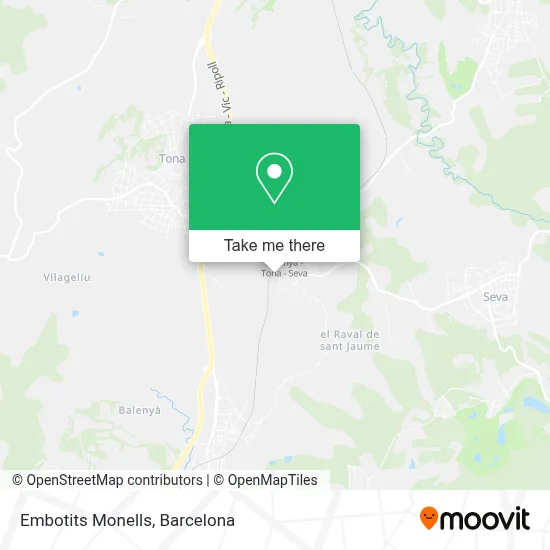 Embotits Monells map