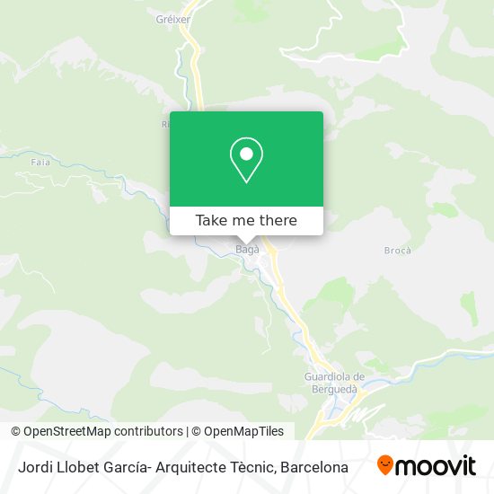 Jordi Llobet García- Arquitecte Tècnic map