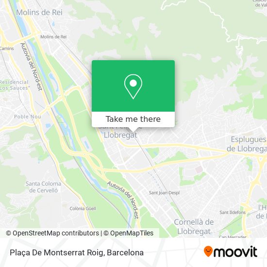 Plaça De Montserrat Roig map