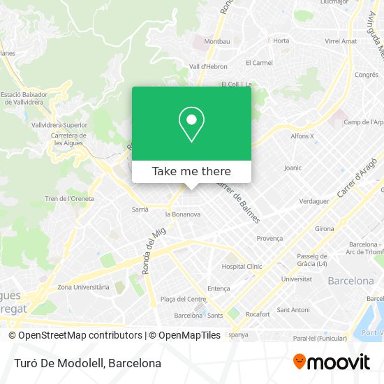 Turó De Modolell map