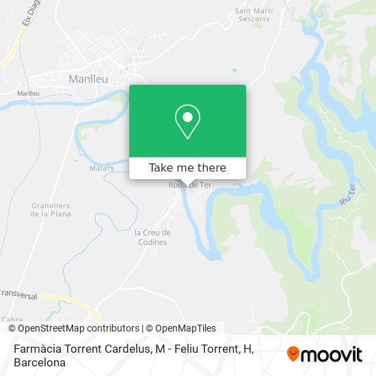 Farmàcia Torrent Cardelus, M - Feliu Torrent, H map