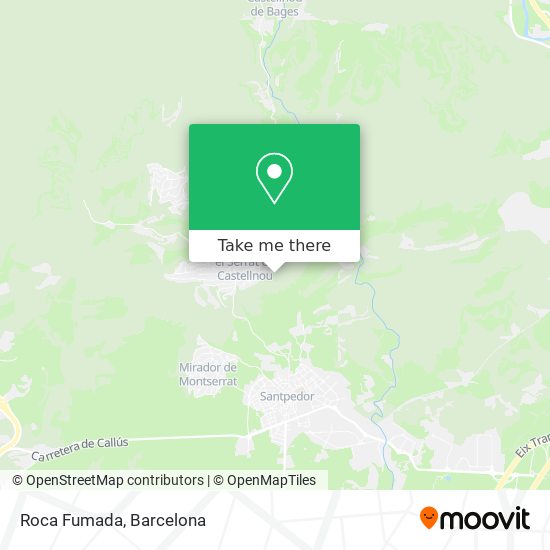 Roca Fumada map