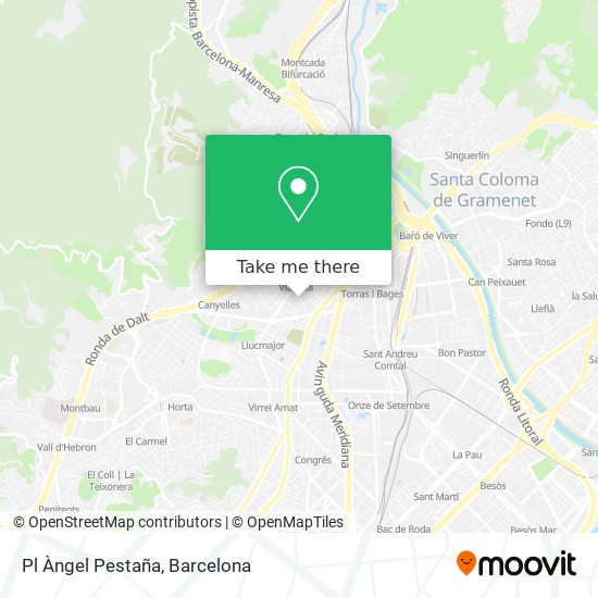 Pl Àngel Pestaña map