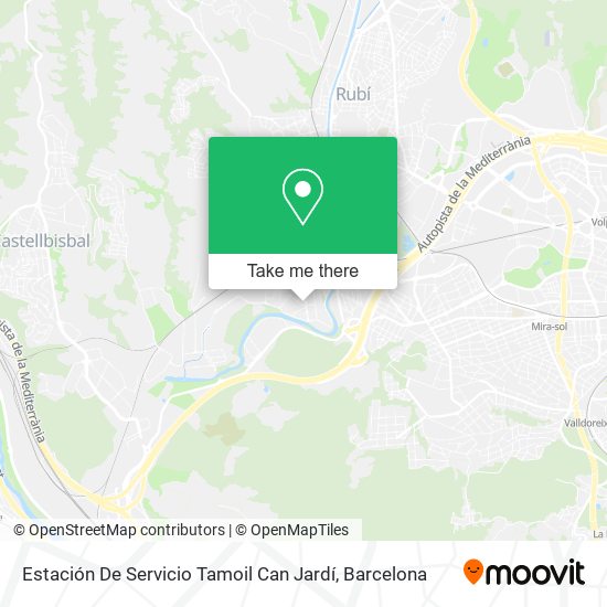 Estación De Servicio Tamoil Can Jardí map