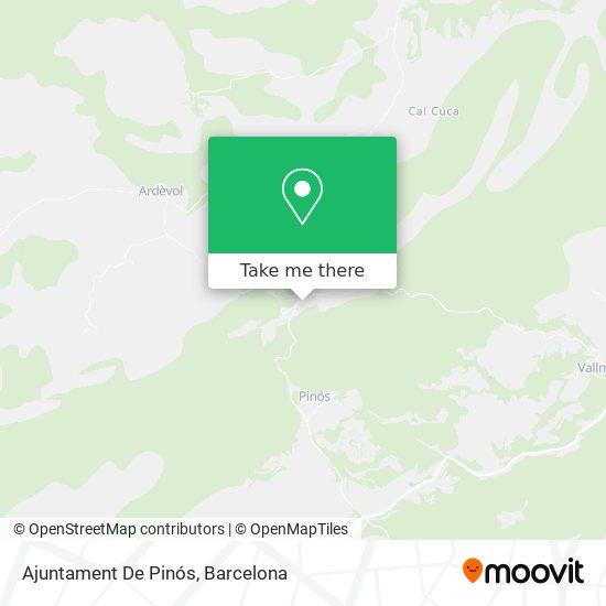 Ajuntament De Pinós map