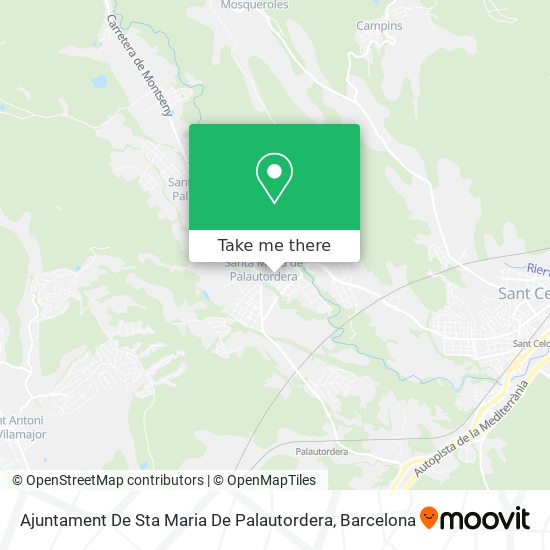 Ajuntament De Sta Maria De Palautordera map