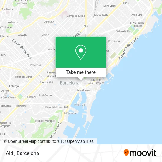 Aldi map