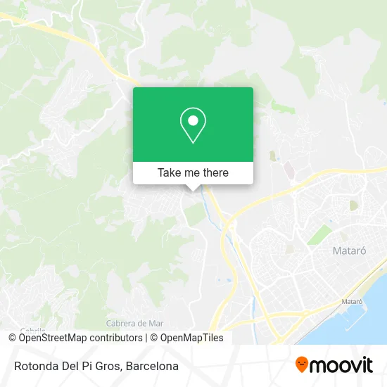 Rotonda Del Pi Gros map