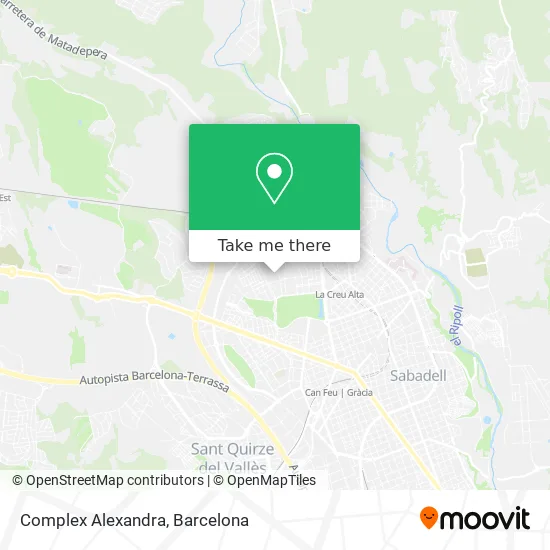 Complex Alexandra map