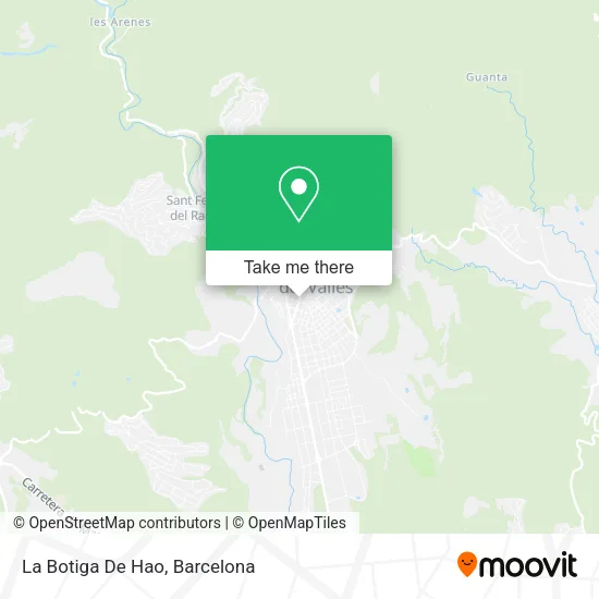 mapa La Botiga De Hao