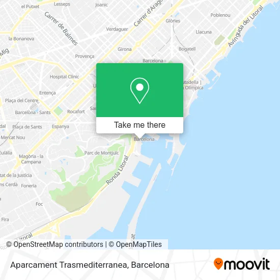 Aparcament Trasmediterranea map