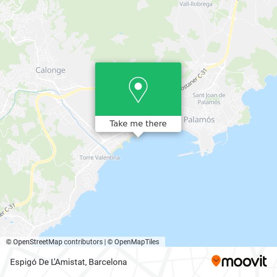 Espigó De L'Amistat map