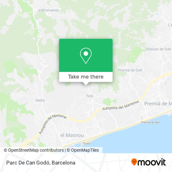 Parc De Can Godó map