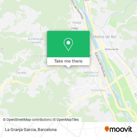 La Granja Garcia map
