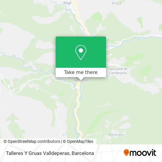 Talleres Y Gruas Valldeperas map