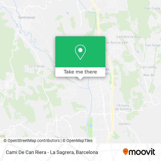 Camí De Can Riera - La Sagrera map