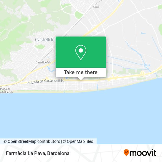 Farmàcia La Pava map