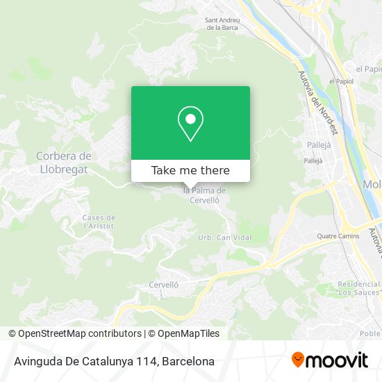Avinguda De Catalunya 114 map