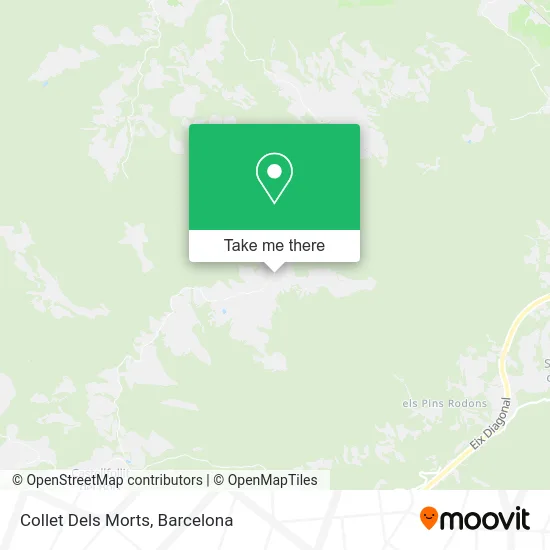 Collet Dels Morts map