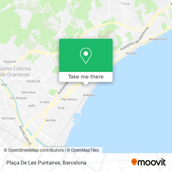 Plaça De Les Puntaires map