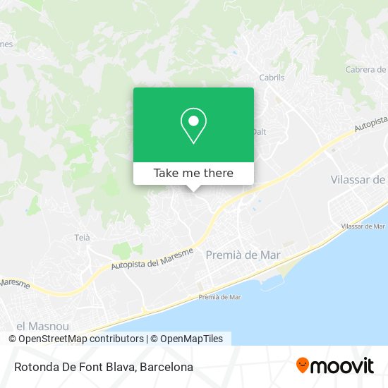 Rotonda De Font Blava map