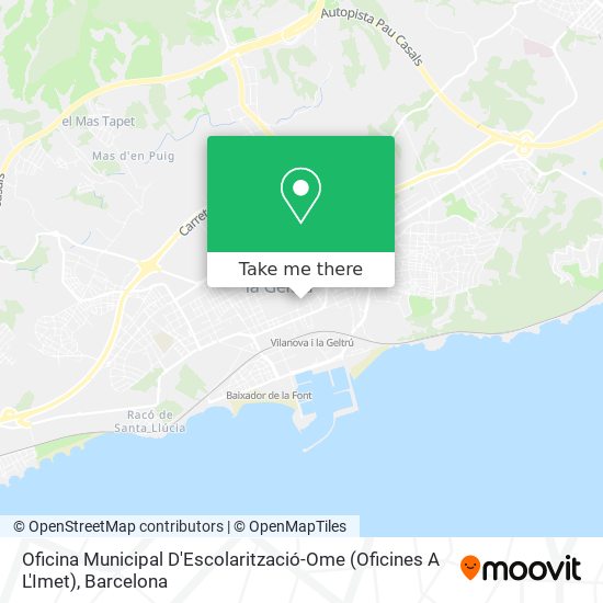 Oficina Municipal D'Escolarització-Ome (Oficines A L'Imet) map