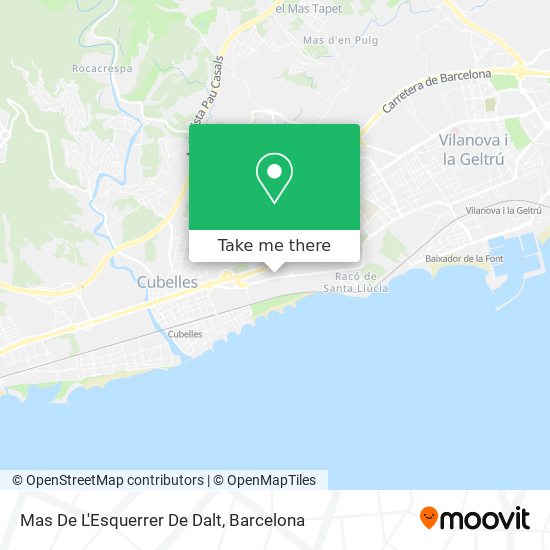 Mas De L'Esquerrer De Dalt map