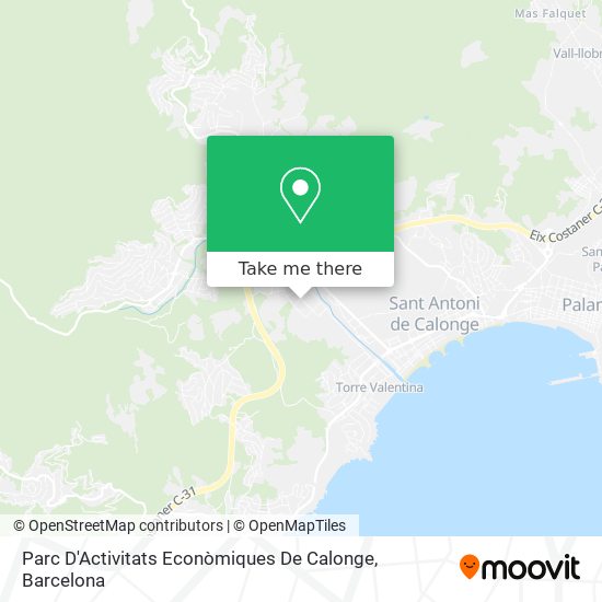 Parc D'Activitats Econòmiques De Calonge map