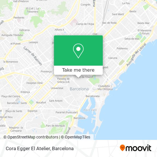 Cora Egger El Atelier map