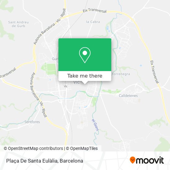 Plaça De Santa Eulàlia map