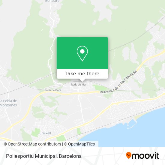 Poliesportiu Municipal map