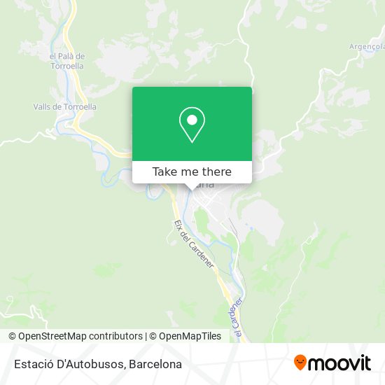 Estació D'Autobusos map