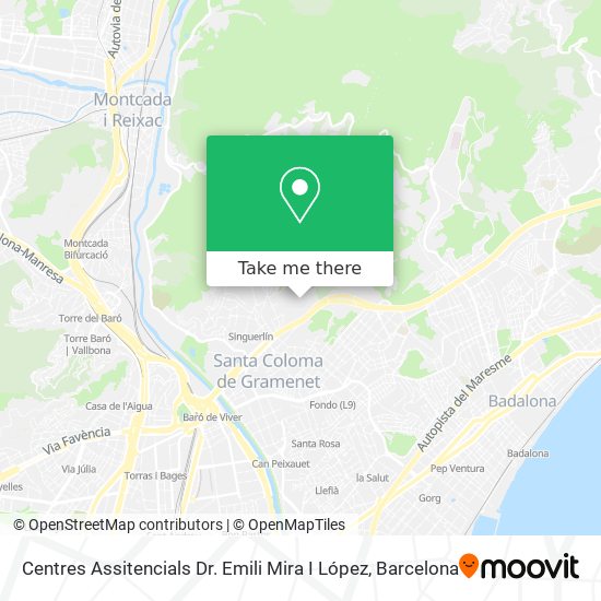 Centres Assitencials Dr. Emili Mira I López map