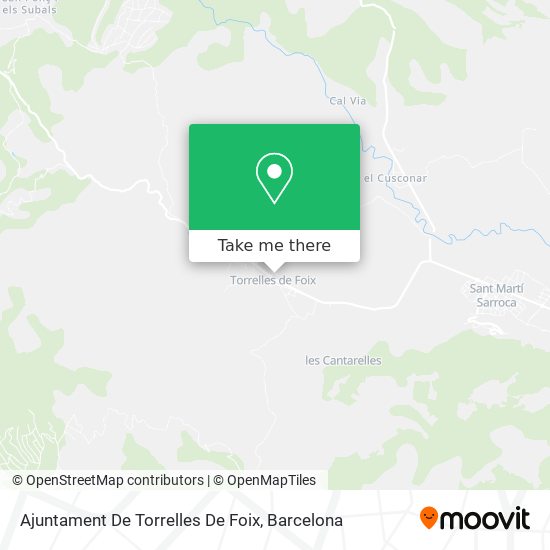 Ajuntament De Torrelles De Foix map