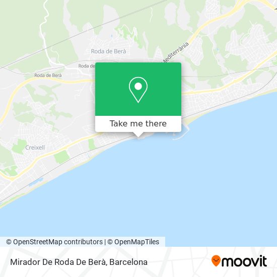 Mirador De Roda De Berà map