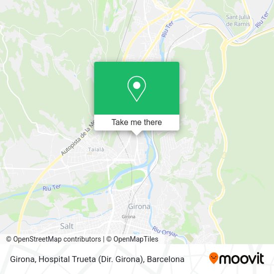 Girona, Hospital Trueta (Dir. Girona) map