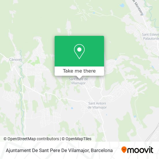Ajuntament De Sant Pere De Vilamajor map