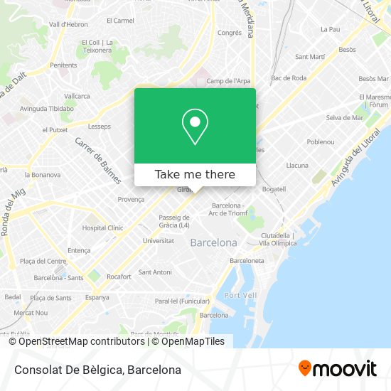 Consolat De Bèlgica map