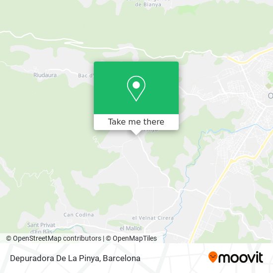 Depuradora De La Pinya map