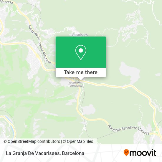 La Granja De Vacarisses map