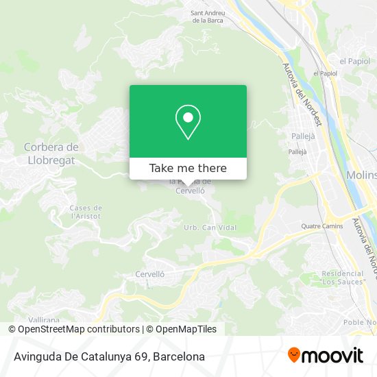 Avinguda De Catalunya 69 map