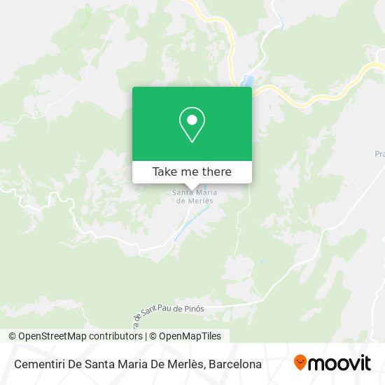 Cementiri De Santa Maria De Merlès map