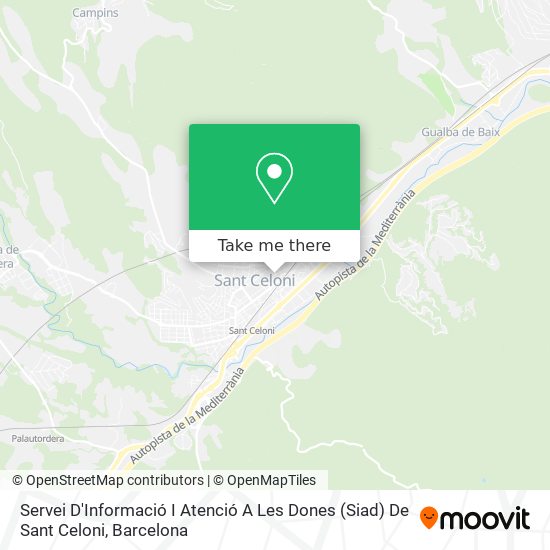 Servei D'Informació I Atenció A Les Dones (Siad) De Sant Celoni map